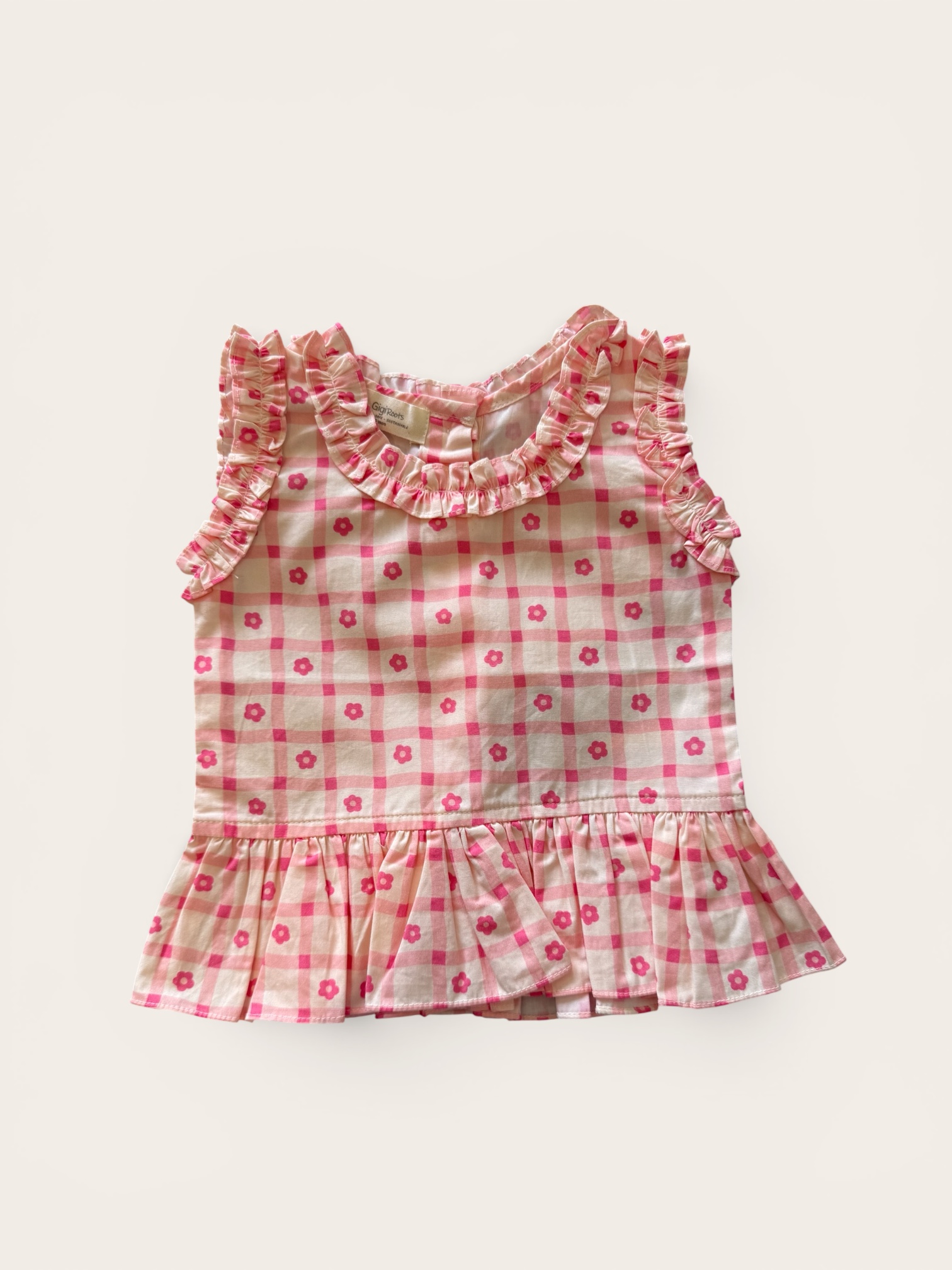 Rosy Bloom Organic Cotton Top girls | GOTS certified